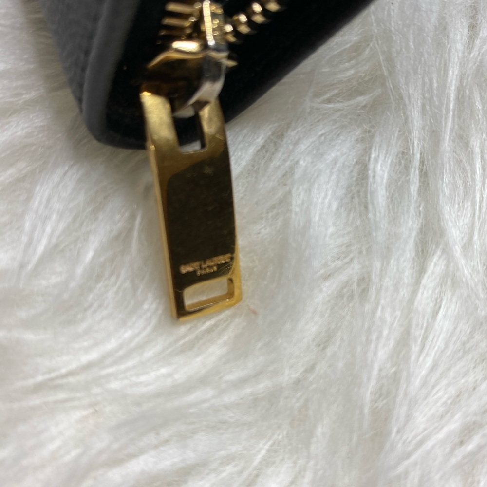 AUTHENTIC YSL PORTEFEULLE WALLET LIKE NEW BLACK - Picture 6 of 8